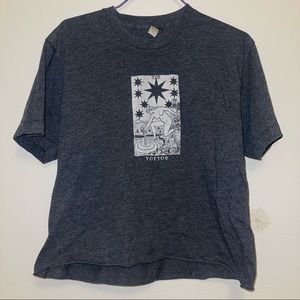 Tarot card style graphic tee